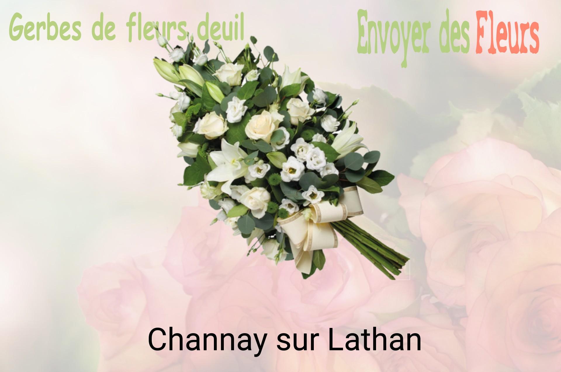 Gerbe de fleurs de deuil livrée à Channay-sur-Lathan